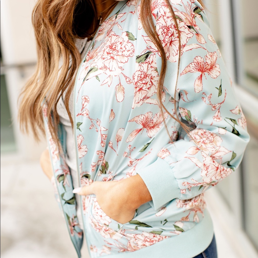 “Stay with me” Floral Bomber!
